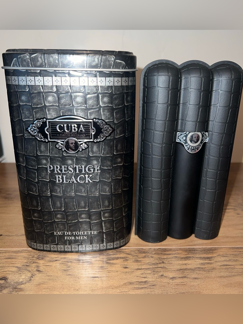 Cuba Prestige Black Eau de Toilette 3oz 90ml- Black